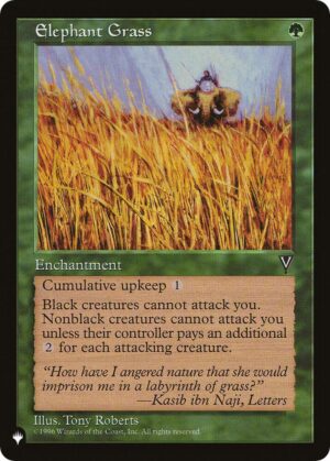 Elephant Grass: The List Reprints