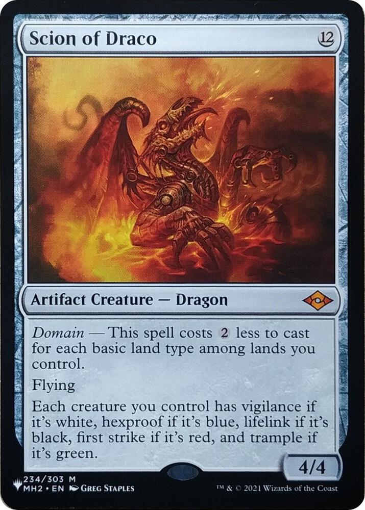 Scion of Draco - 234/303: The List Reprints