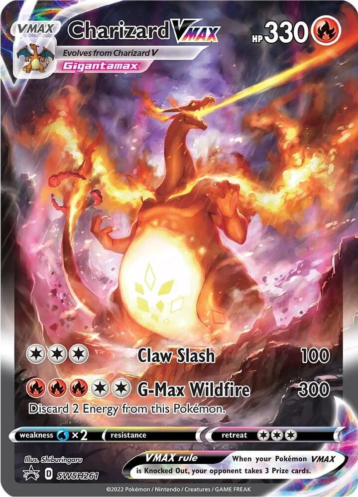 Charizard VMAX - SWSH261 - SWSH261: SWSH: Sword & Shield Promo Cards (LP)