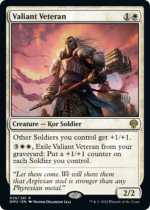 Valiant Veteran - 38: Promo Pack: Dominaria United