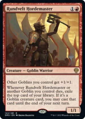 Rundvelt Hordemaster - 142: Promo Pack: Dominaria United