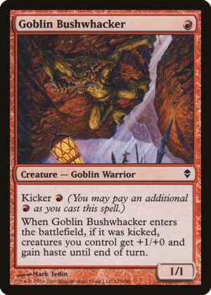 Goblin Bushwhacker - 125: Zendikar