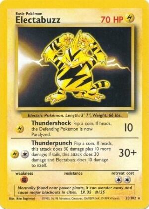 Electabuzz - 020/102: Base Set