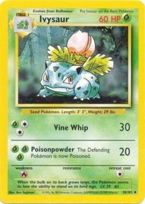 Ivysaur - 030/102: Base Set (LP)