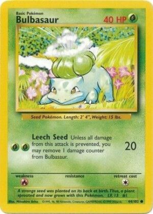 Bulbasaur - 044/102: Base Set