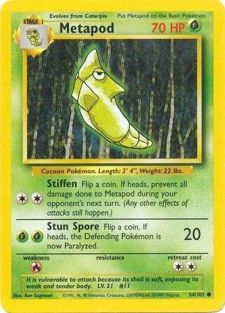Metapod - 054/102: Base Set