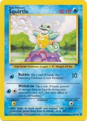Squirtle - 063/102: Base Set (LP)