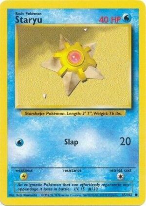 Staryu - 065/102: Base Set (MP)
