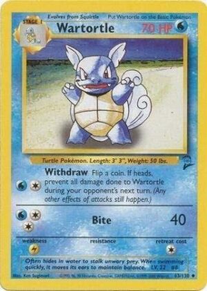 Wartortle - 063/130: Base Set 2 (LP)