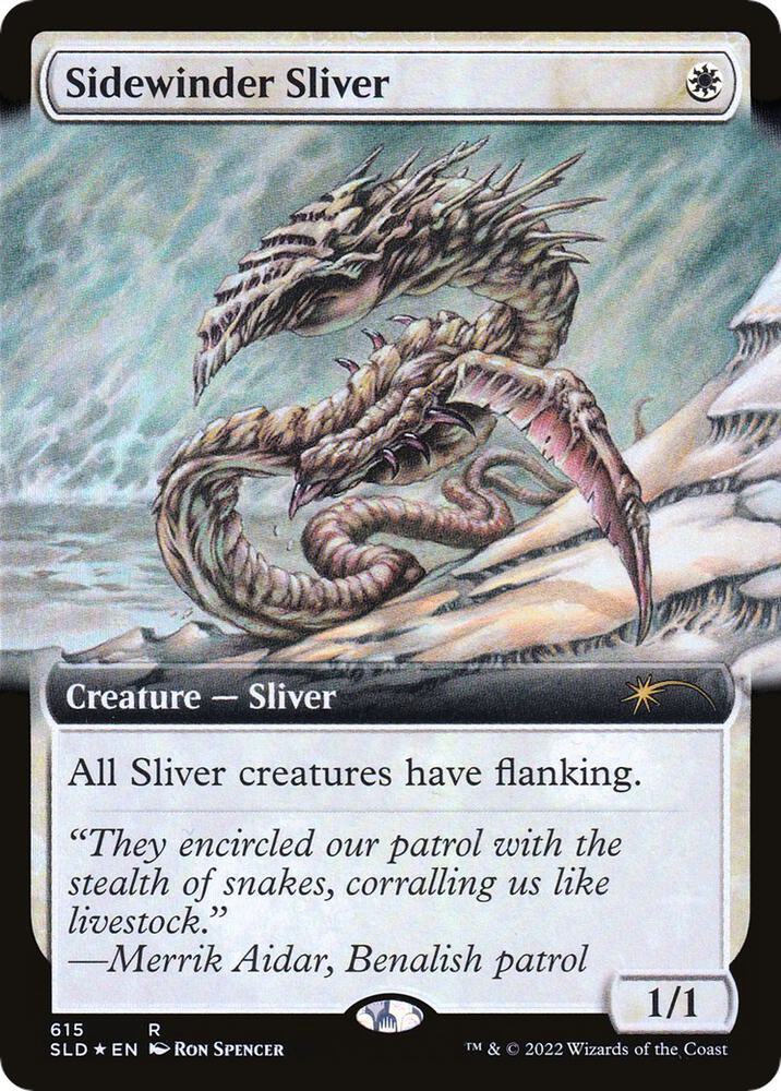 Sidewinder Sliver (Extended Art) - 615: Secret Lair Drop Series