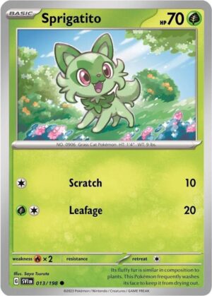 Sprigatito - 013/198 (Mirage Holo) - 013/198: Miscellaneous Cards & Products