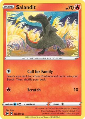 Salandit - 027/159: SWSH: Crown Zenith