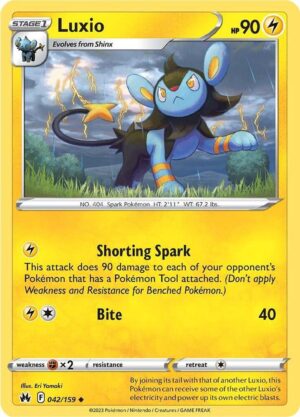 Luxio (42) - 042/159: SWSH: Crown Zenith