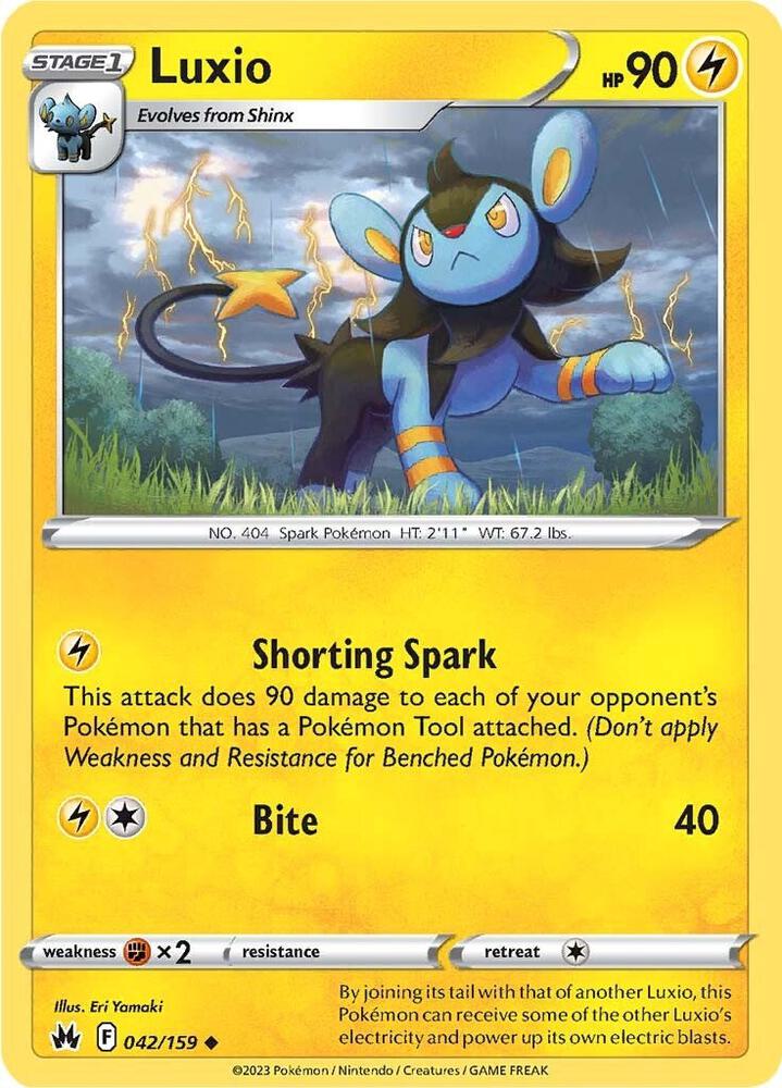 Luxio (42) - 042/159: SWSH: Crown Zenith