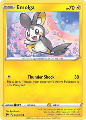 Emolga - 047/159: SWSH: Crown Zenith