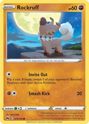 Rockruff - 073/159: SWSH: Crown Zenith