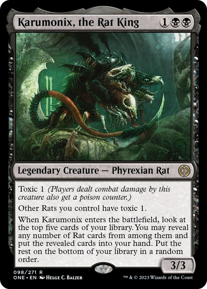 Karumonix, the Rat King - 98: Phyrexia: All Will Be One
