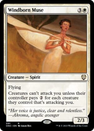 Windborn Muse - 91: Commander: Phyrexia: All Will Be One