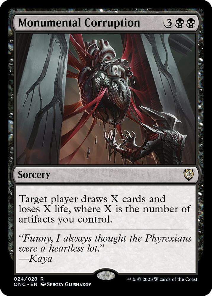 Monumental Corruption - 24: Commander: Phyrexia: All Will Be One