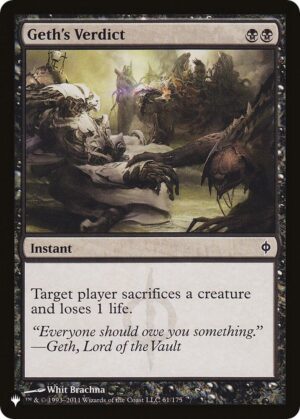 Geth's Verdict - 61/175: The List Reprints