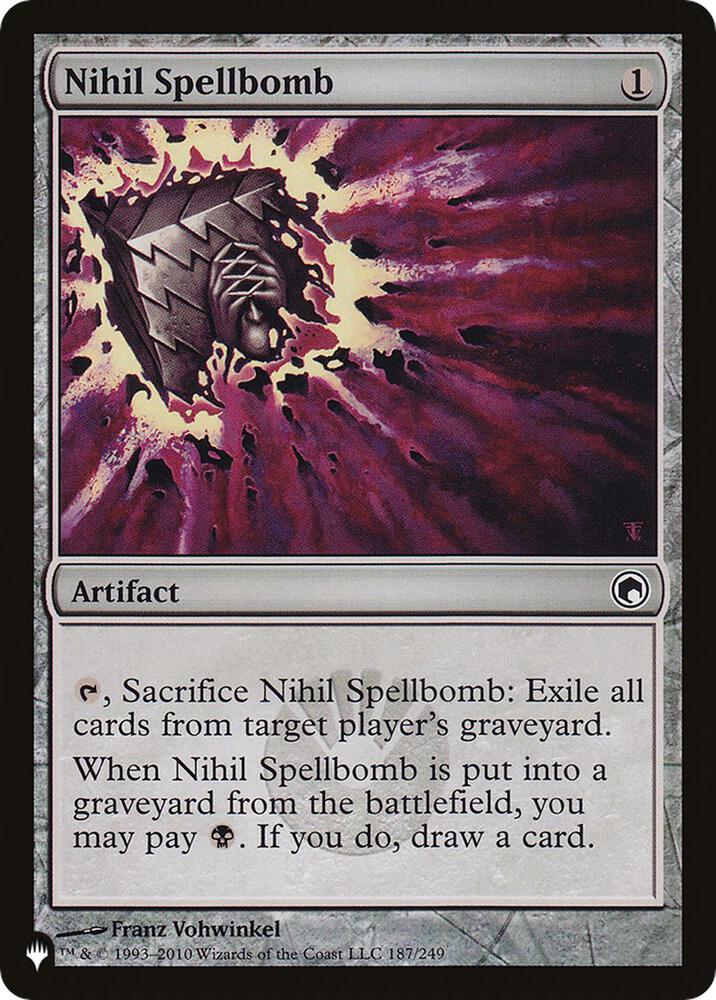 Nihil Spellbomb - 187/249: The List Reprints