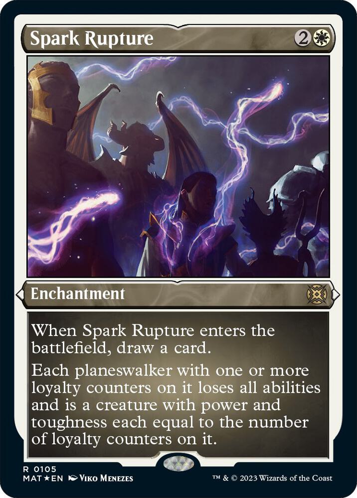 Spark Rupture (Foil Etched) - 105: March of the Machine: The Aftermath