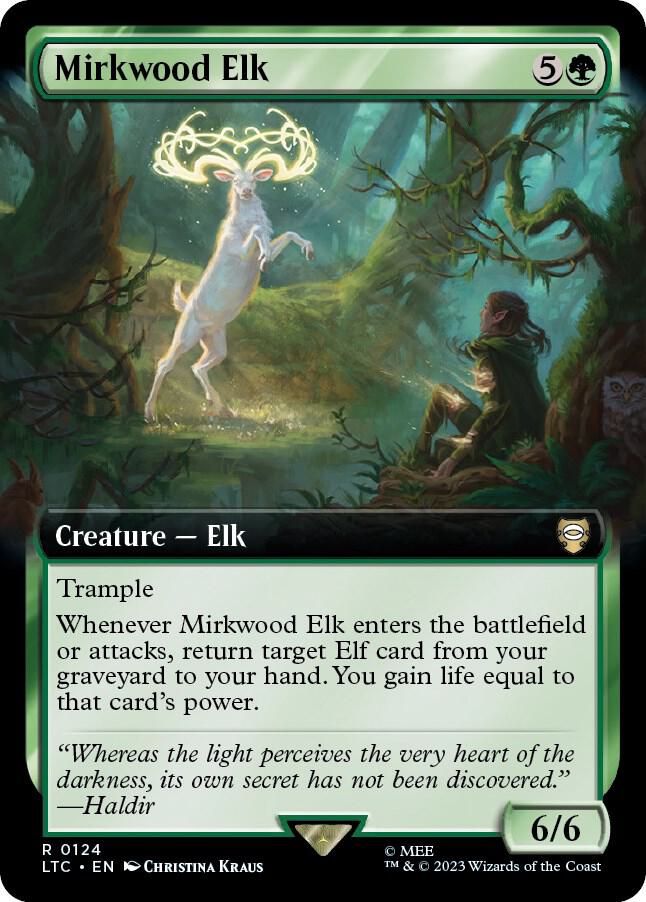 Mirkwood Elk (Extended Art) - 124: Commander: The Lord of the Rings: Tales of Middle-earth