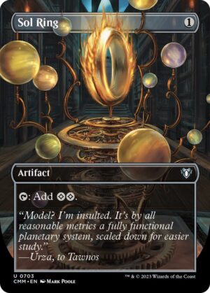 Sol Ring (Borderless) - 703: Commander Masters