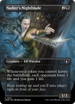 Nadier's Nightblade (Borderless) - 641: Commander Masters