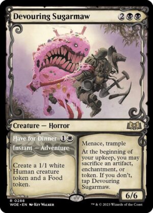Devouring Sugarmaw (Showcase) - 288: Wilds of Eldraine