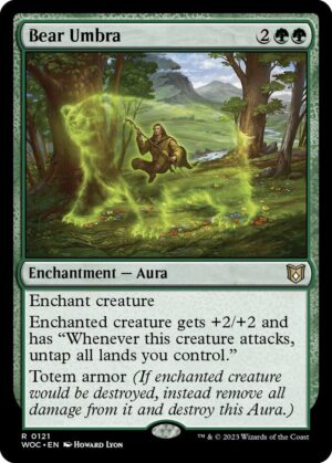 Bear Umbra - 121: Commander: Wilds of Eldraine