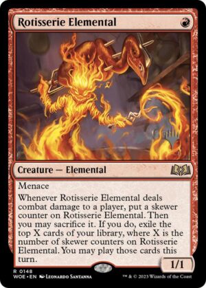 Rotisserie Elemental - 148: Promo Pack: Wilds of Eldraine