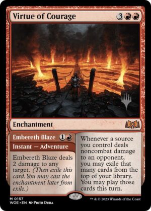 Virtue of Courage - 157: Promo Pack: Wilds of Eldraine