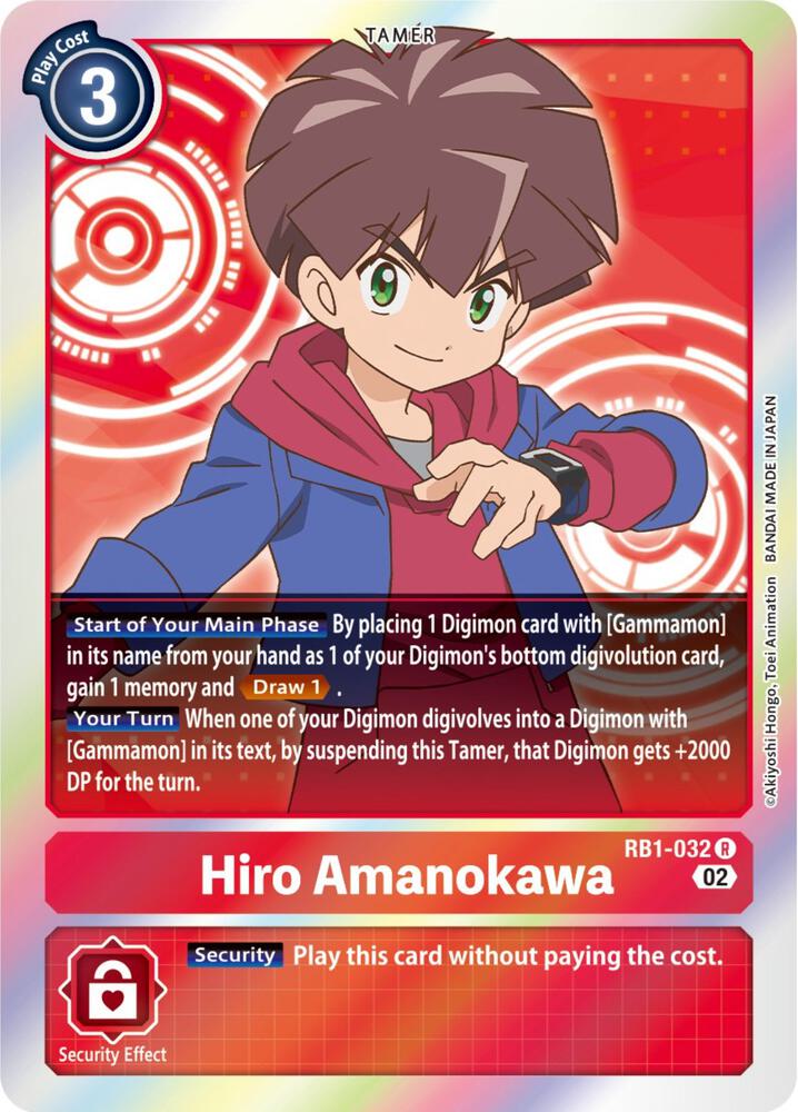 Hiro Amanokawa - RB1-032 R: Resurgence Booster