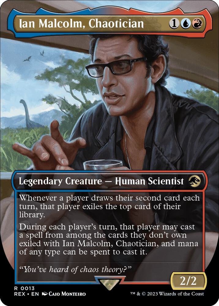 Ian Malcolm, Chaotician (Borderless) - 13: Universes Beyond: Jurassic World Collection