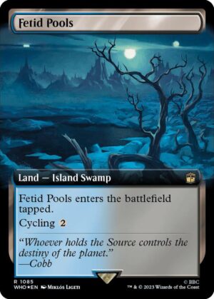 Fetid Pools (Extended Art) (Surge Foil) - 1085: Universes Beyond: Doctor Who