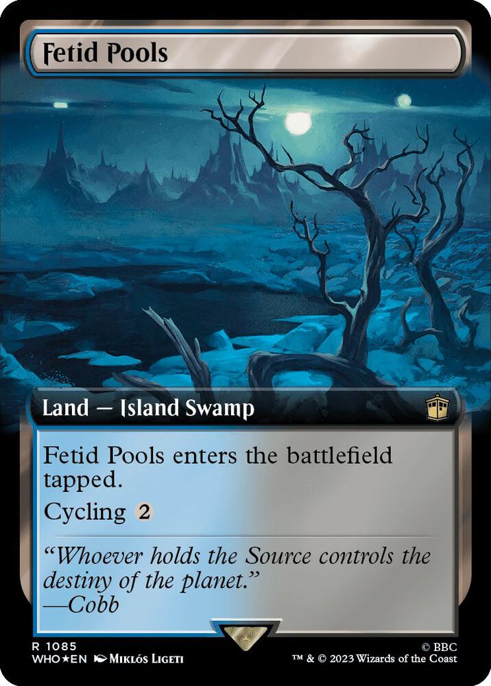 Fetid Pools (Extended Art) (Surge Foil) - 1085: Universes Beyond: Doctor Who