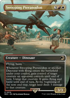 Swooping Pteranodon (Borderless) - 19: Universes Beyond: Jurassic World Collection