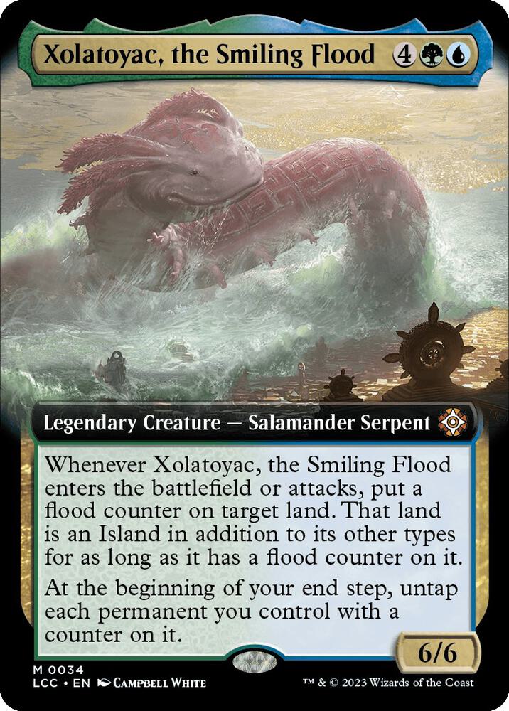 Xolatoyac, the Smiling Flood (Extended Art) - 34: Commander: The Lost Caverns of Ixalan