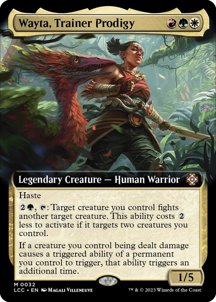 Wayta, Trainer Prodigy (Extended Art) - 32: Commander: The Lost Caverns of Ixalan