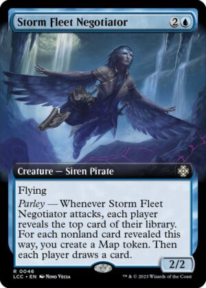 Storm Fleet Negotiator (Extended Art) - 46: Commander: The Lost Caverns of Ixalan