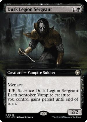 Dusk Legion Sergeant (Extended Art) - 48: Commander: The Lost Caverns of Ixalan
