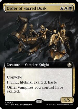 Order of Sacred Dusk (Extended Art) - 65: Commander: The Lost Caverns of Ixalan
