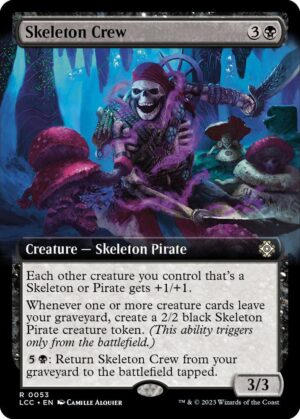 Skeleton Crew (Extended Art) - 53: Commander: The Lost Caverns of Ixalan