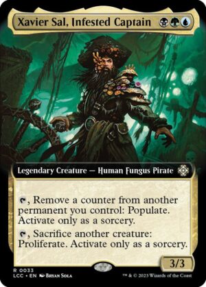 Xavier Sal, Infested Captain (Extended Art) - 33: Commander: The Lost Caverns of Ixalan