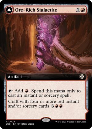 Ore-Rich Stalactite (Extended Art) - 23: Commander: The Lost Caverns of Ixalan
