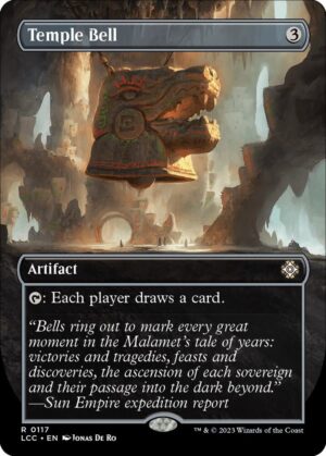 Temple Bell (Borderless) - 117: Commander: The Lost Caverns of Ixalan