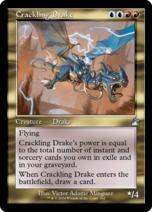 Crackling Drake (Retro Frame) - 362: Ravnica Remastered