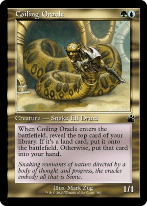 Coiling Oracle (Retro Frame) - 361: Ravnica Remastered