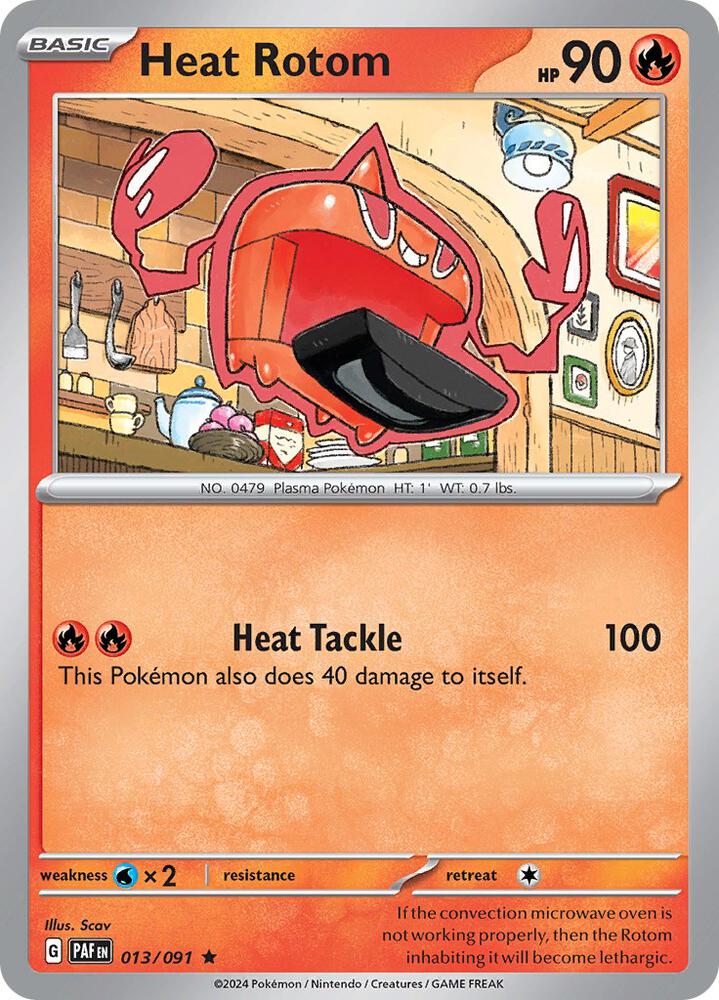 Heat Rotom - 013/091: SV: Paldean Fates